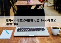 国内app开发公司排名汇总（app开发公司排行榜）