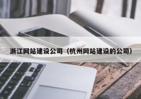 浙江网站建设公司（杭州网站建设的公司）