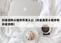 抖音团购小程序开发入口（抖音商家小程序和抖音团购）