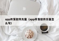 app开发软件方案（app开发软件方案怎么写）